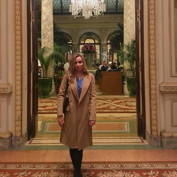 Theory 100% cashmere and wool city coat size S/P - Picture 5 of 6